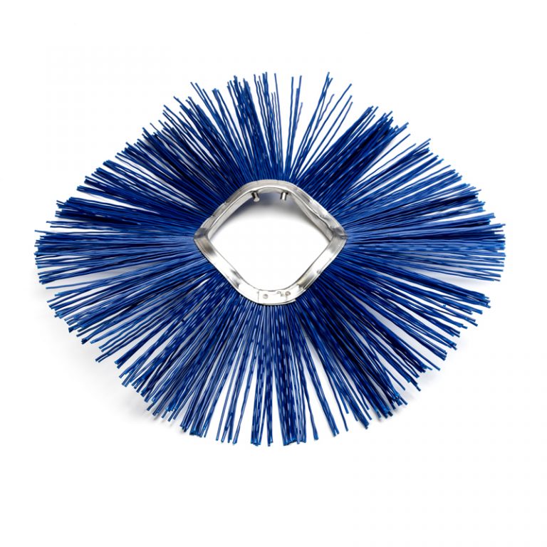 6 3/8 X 24 Poly Convoluted Wafer No Spacers United Rotary Brush